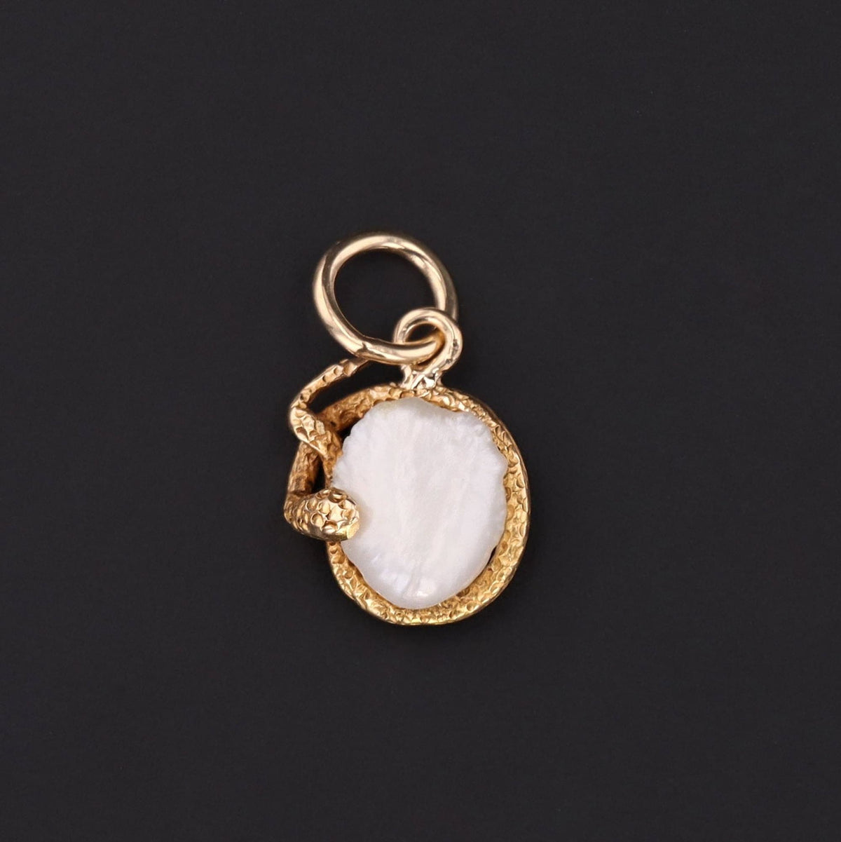Snake Charm | Pearl Snake Charm - Trademark Antiques