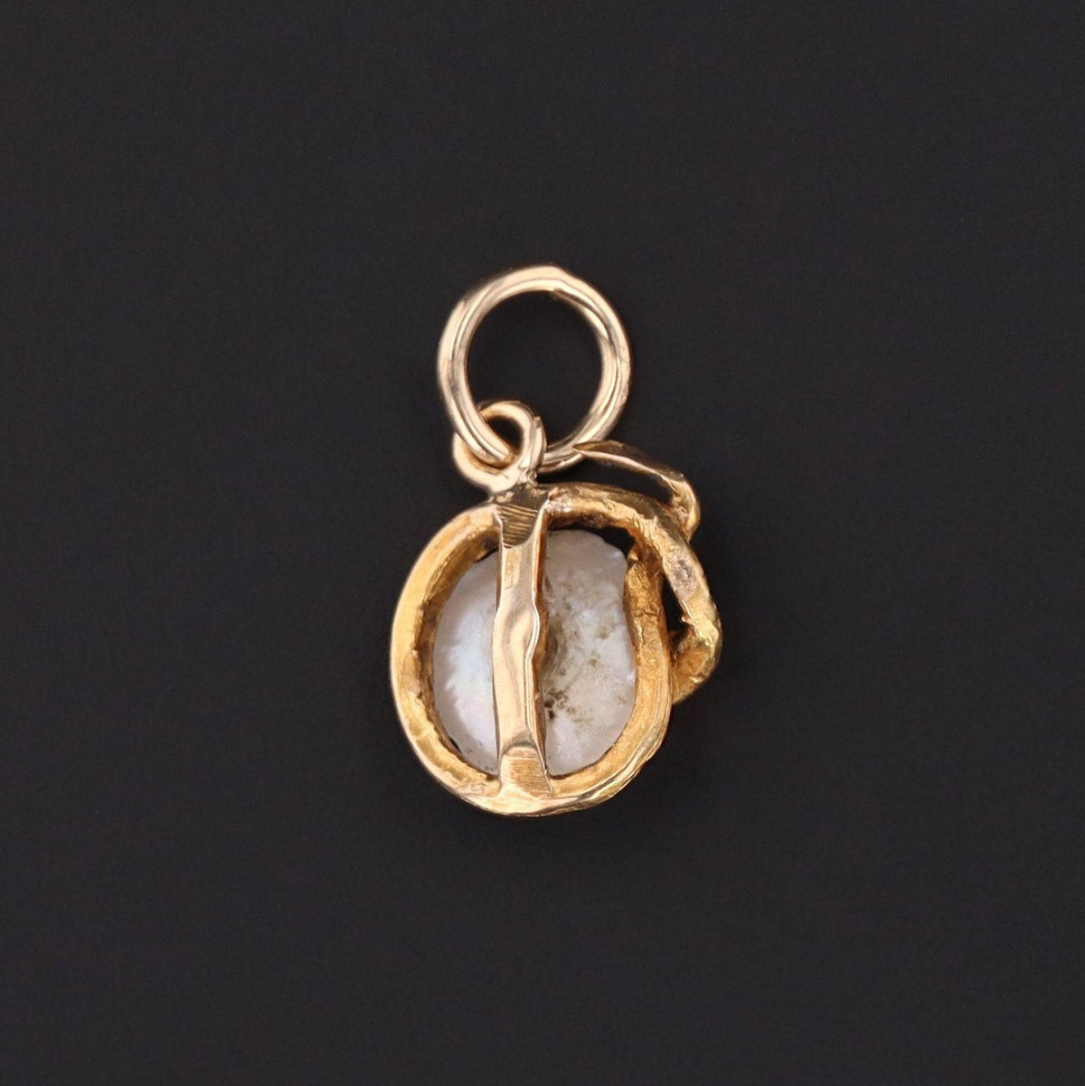 Snake Charm | Pearl Snake Charm - Trademark Antiques