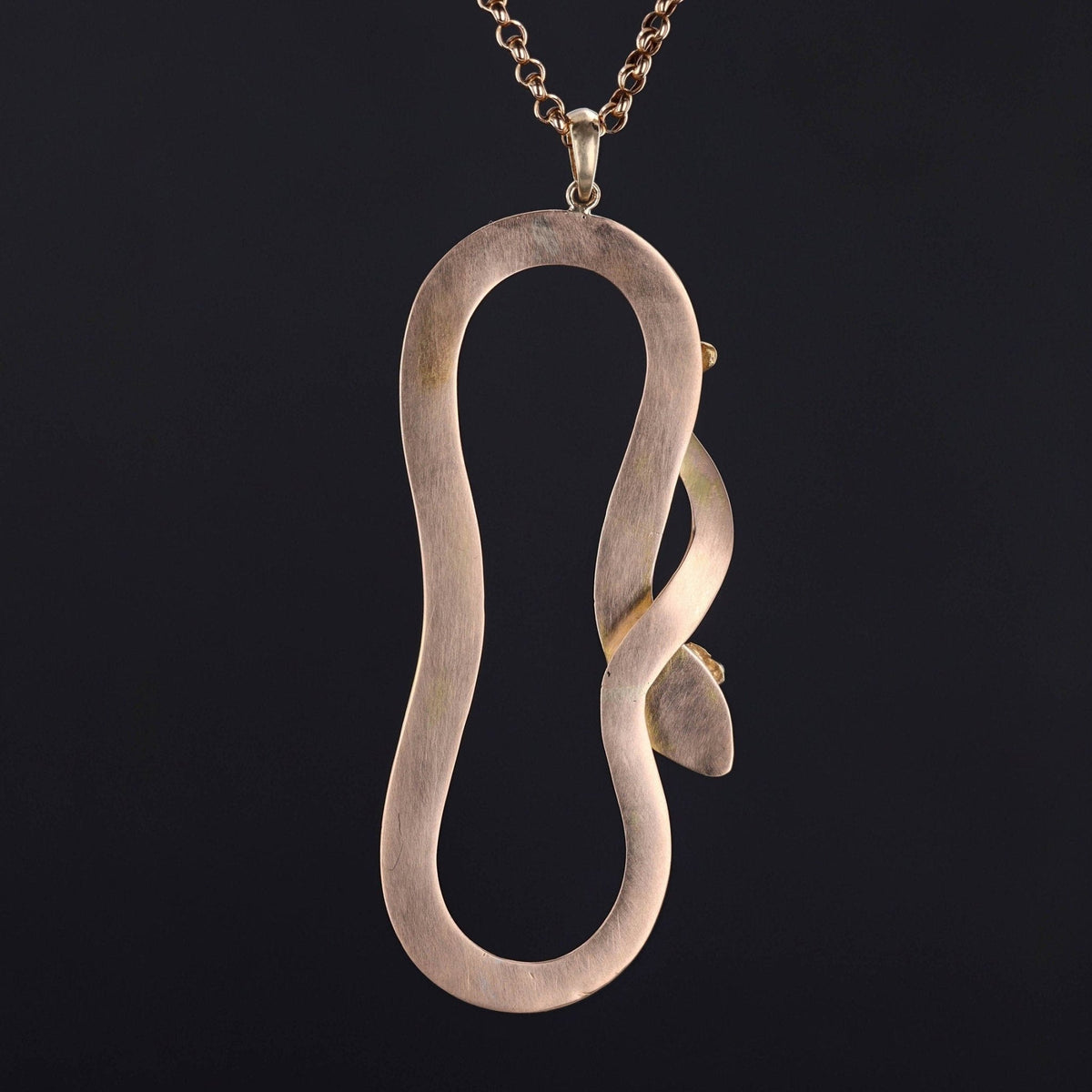 Snake Pendant | Antique Necklace - Trademark Antiques