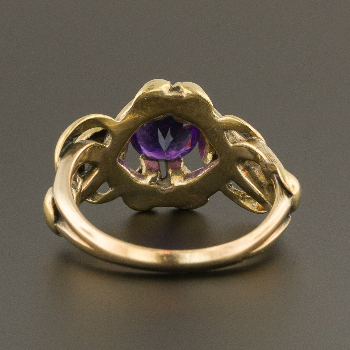 Snake Ring | Amethyst Snake Ring - Trademark Antiques