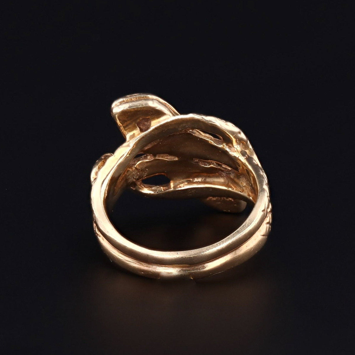 Snake Ring | Garnet Snake Ring - Trademark Antiques