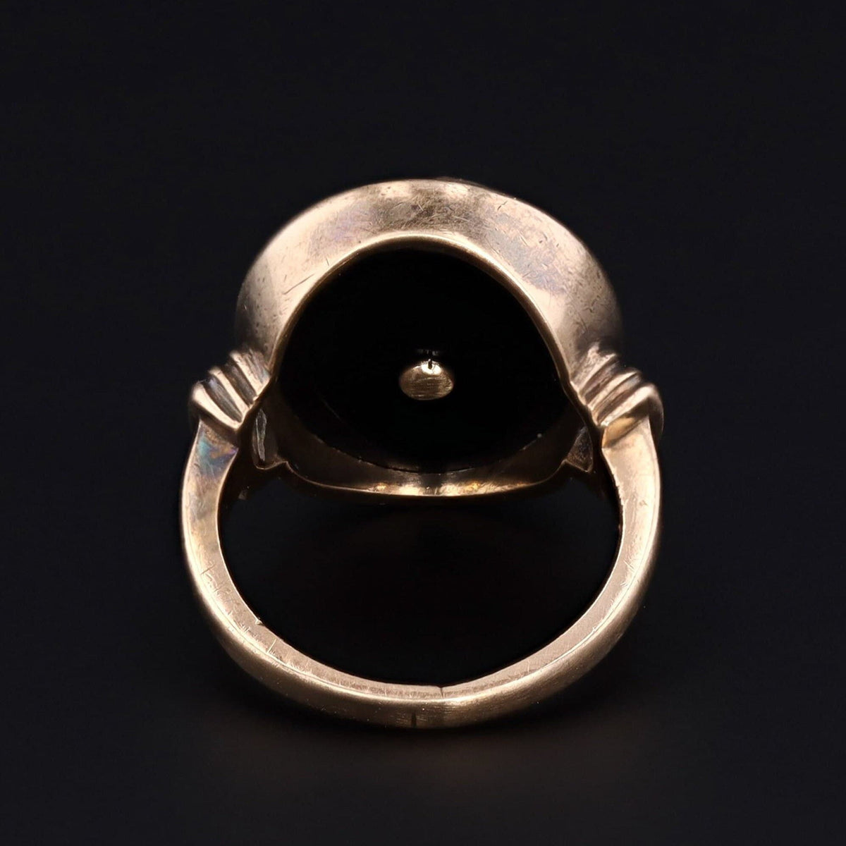 Snake Ring | Onyx Snake Ring - Trademark Antiques
