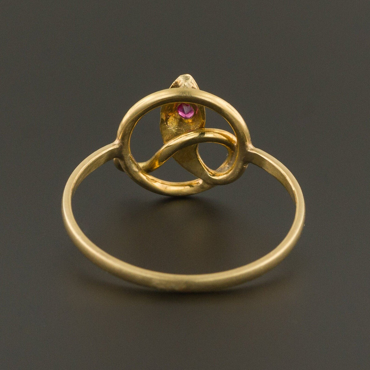 Snake Ring | Ruby Snake Ring - Trademark Antiques