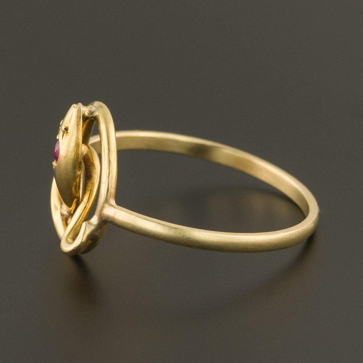 Snake Ring | Ruby Snake Ring - Trademark Antiques