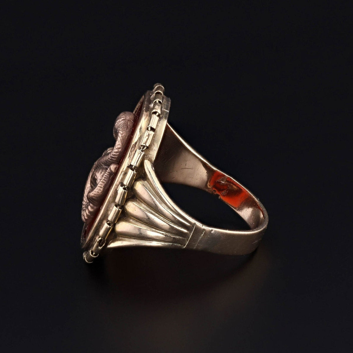 Snake Ring | Signet Ring - Trademark Antiques