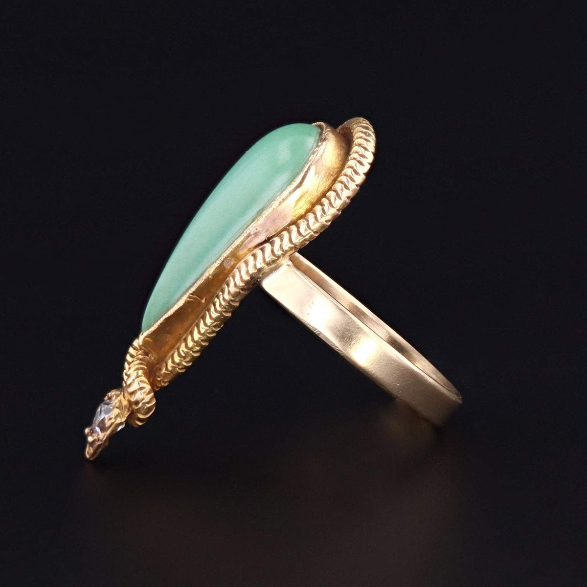 Snake Ring | Turquoise Snake Ring - Trademark Antiques