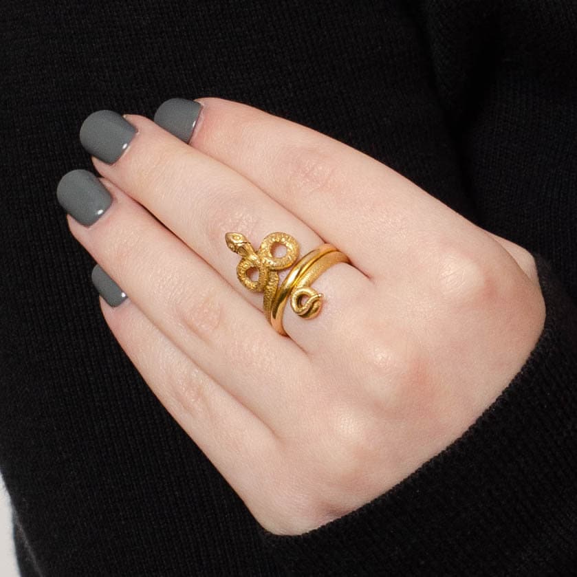 Snake Ring | Vintage Ring - Trademark Antiques