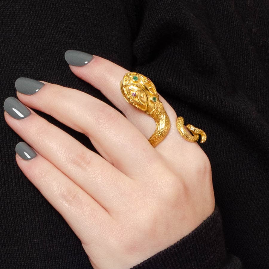 Snake Ring | Vintage Snake Ring - Trademark Antiques