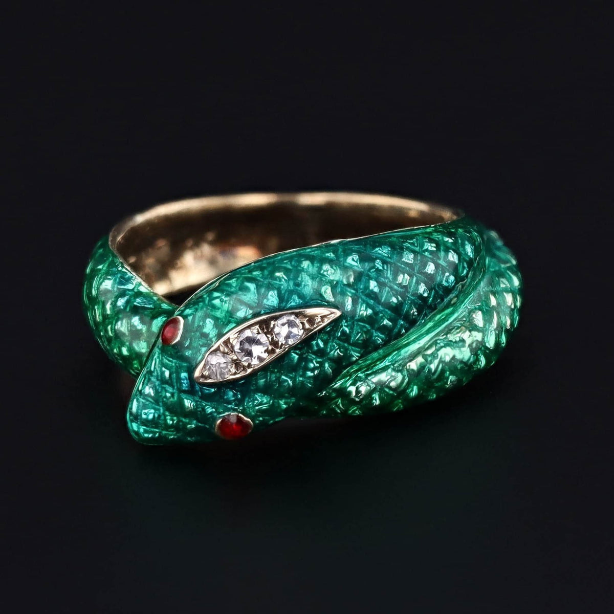 Snake Ring | Vintage Snake Ring - Trademark Antiques