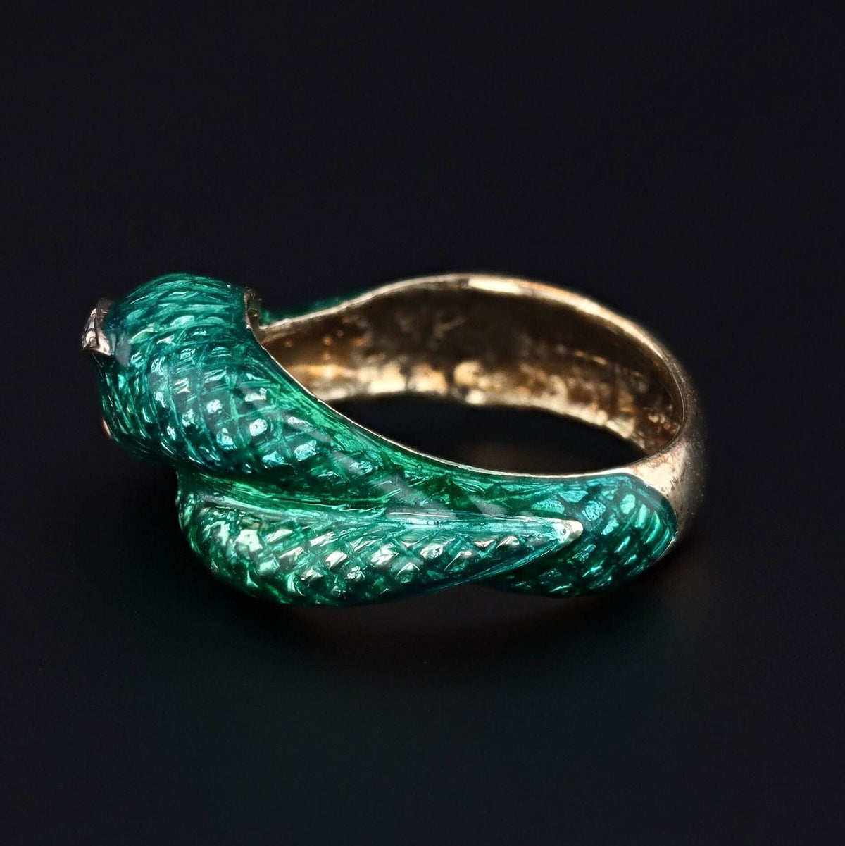Snake Ring | Vintage Snake Ring - Trademark Antiques