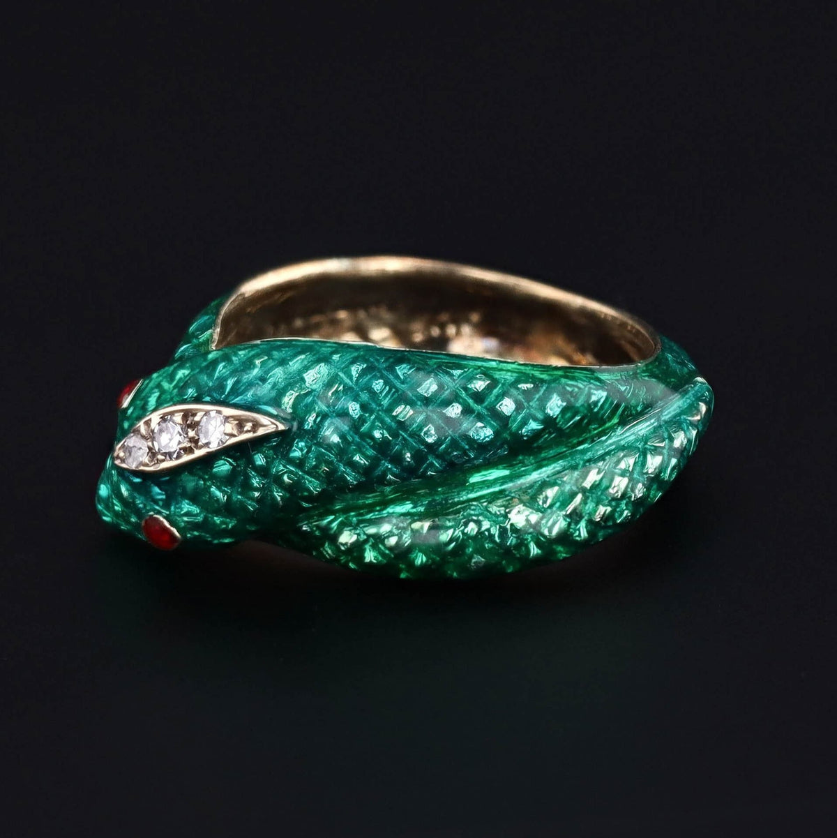 Snake Ring | Vintage Snake Ring - Trademark Antiques
