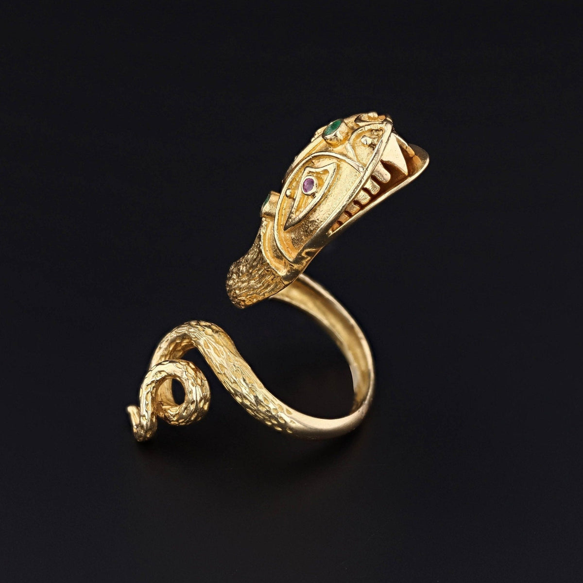 Snake Ring | Vintage Snake Ring - Trademark Antiques