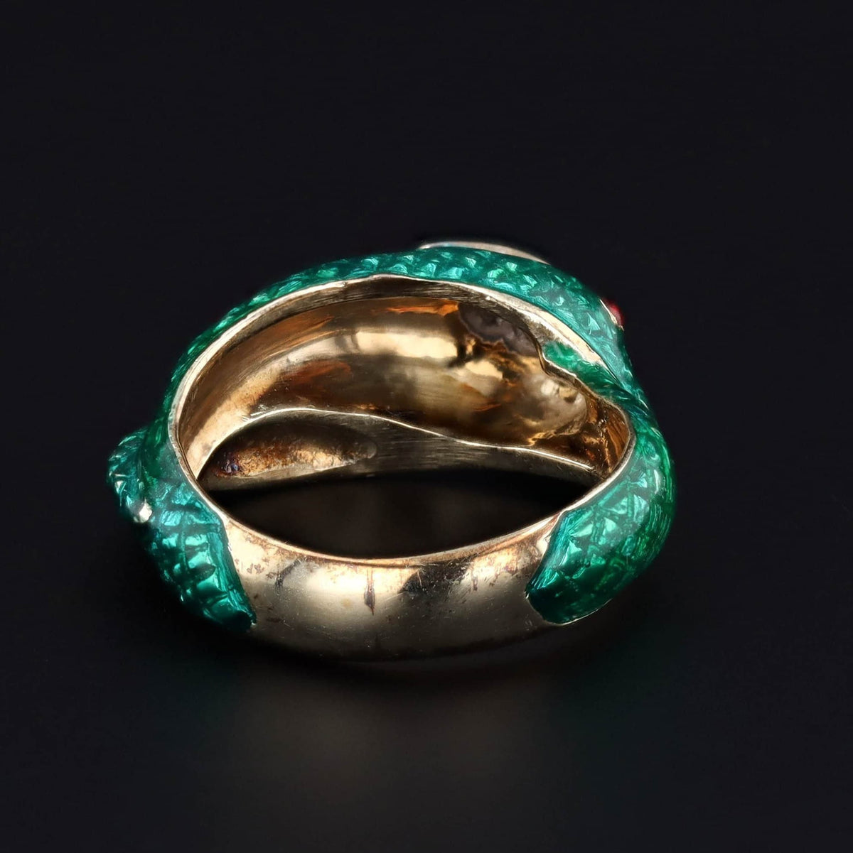 Snake Ring | Vintage Snake Ring - Trademark Antiques