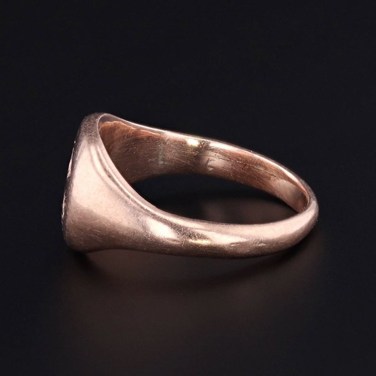 Sphinx Signet Ring | 8k Gold Ring - Trademark Antiques