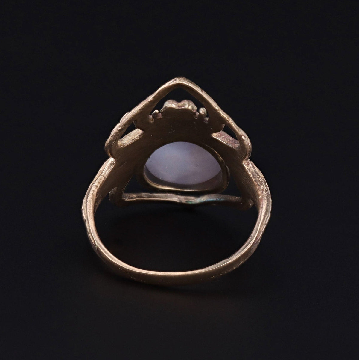 Spider Ring | 14k Gold Star Sapphire Spider Ring - Trademark Antiques