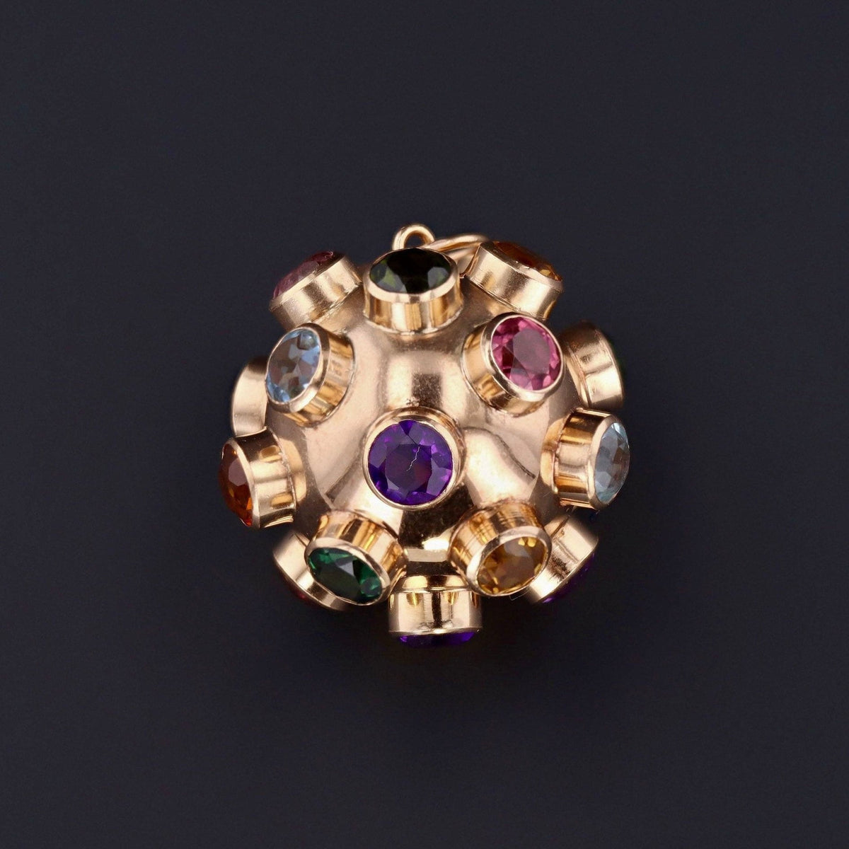 Sputnik Pendant | 18k Gold Pendant - Trademark Antiques