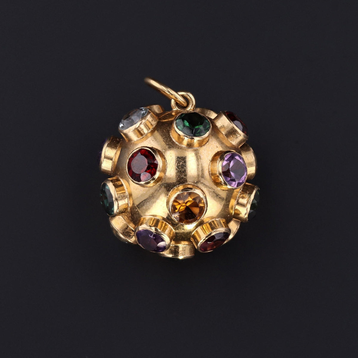 Sputnik Pendant | 18k Gold Pendant - Trademark Antiques