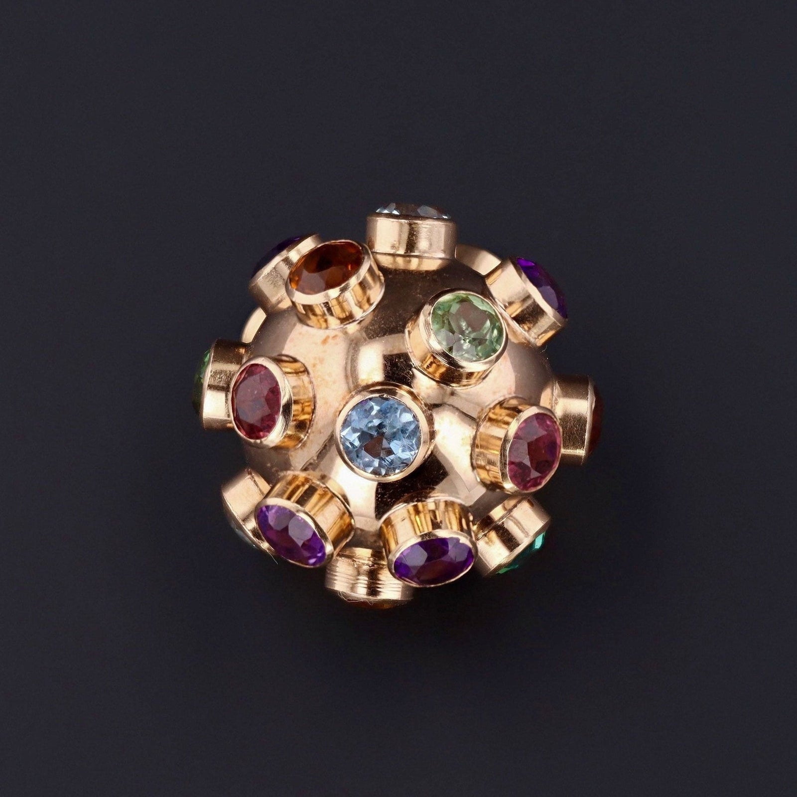 Sputnik Pendant | 18k Gold Pendant - Trademark Antiques