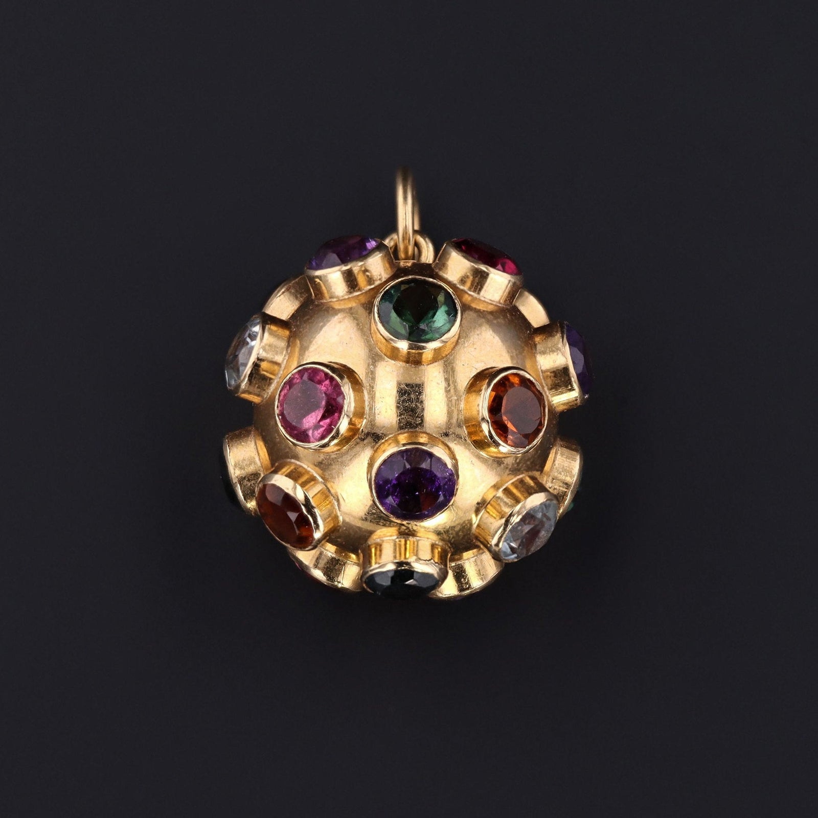 Sputnik Pendant | 18k Gold Pendant - Trademark Antiques