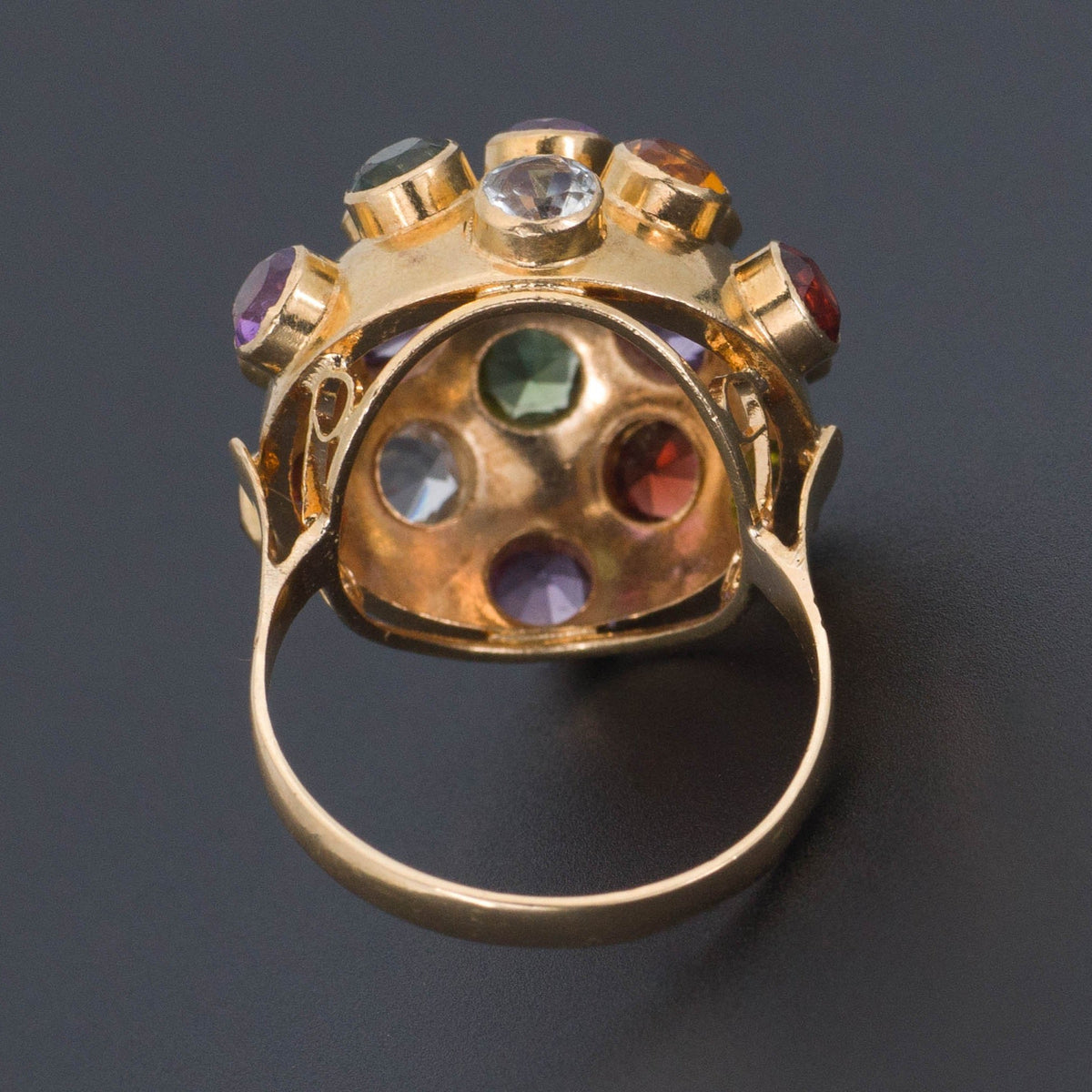 Sputnik Ring | 18k Ring - Trademark Antiques