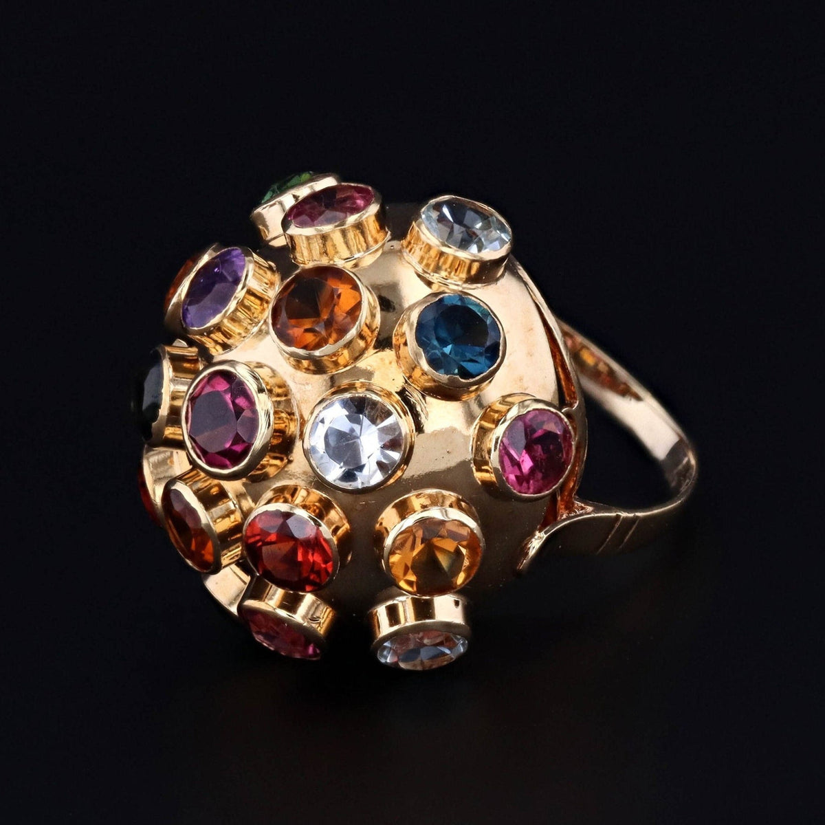 Sputnik Ring | 18k Ring - Trademark Antiques