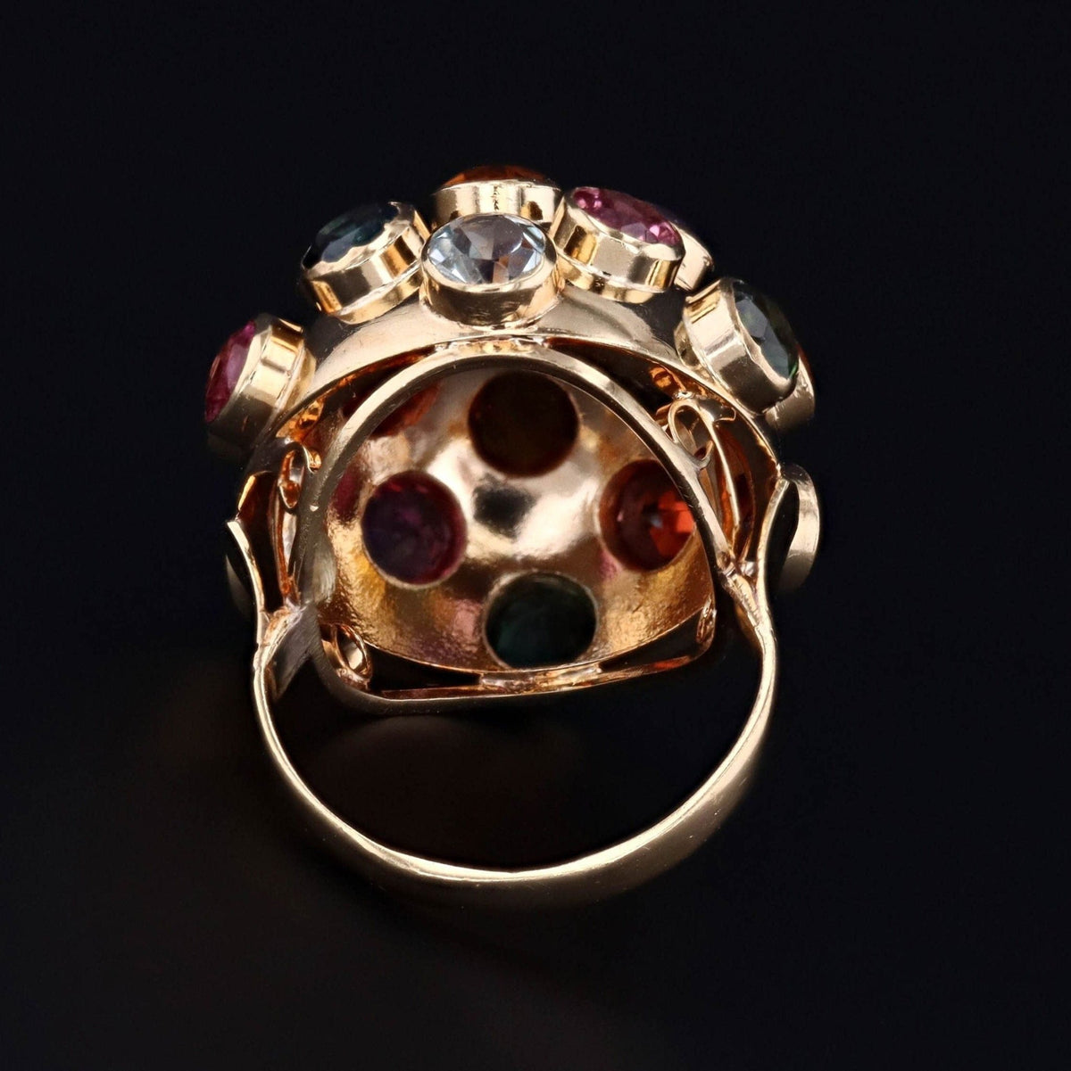 Sputnik Ring | 18k Ring - Trademark Antiques