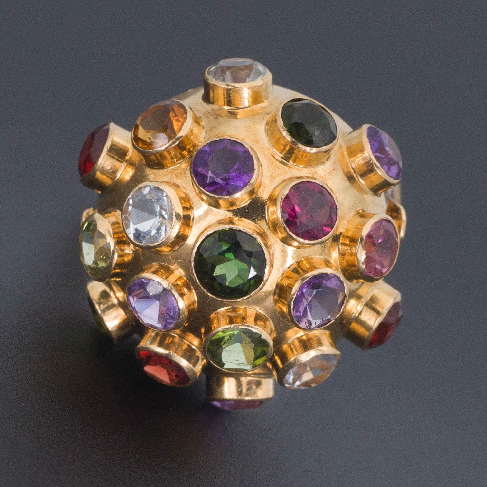 Sputnik Ring | 18k Ring - Trademark Antiques