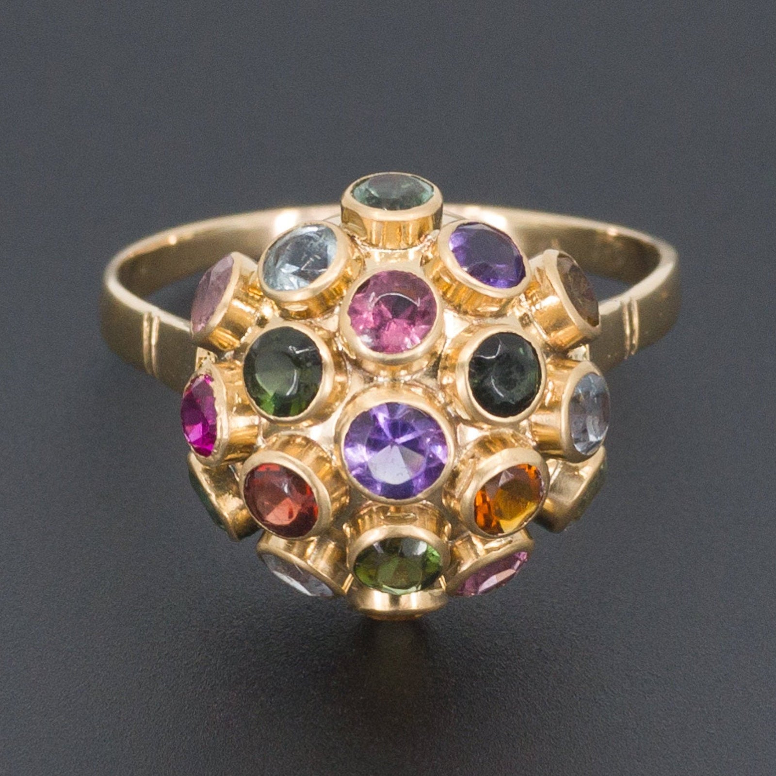 Sputnik Ring | 18k Ring - Trademark Antiques