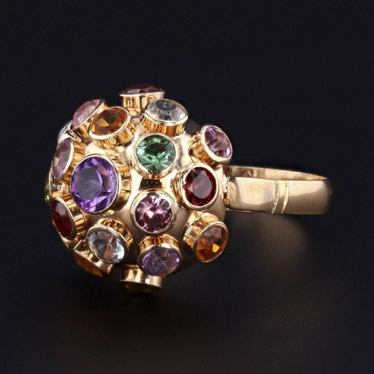 Sputnik Ring | 18k Ring - Trademark Antiques