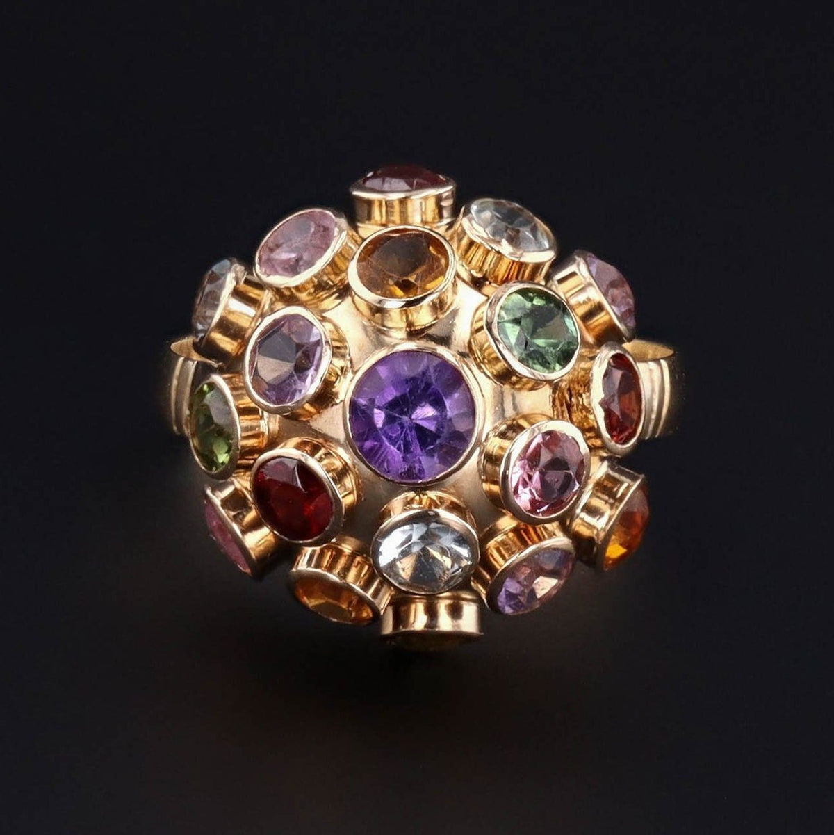 Sputnik Ring | 18k Ring - Trademark Antiques
