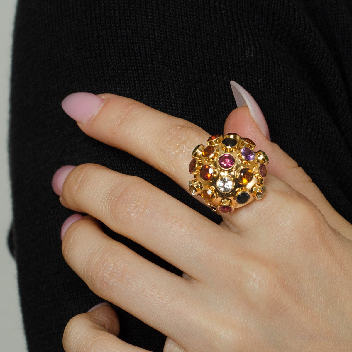 Sputnik Ring | 18k Ring - Trademark Antiques