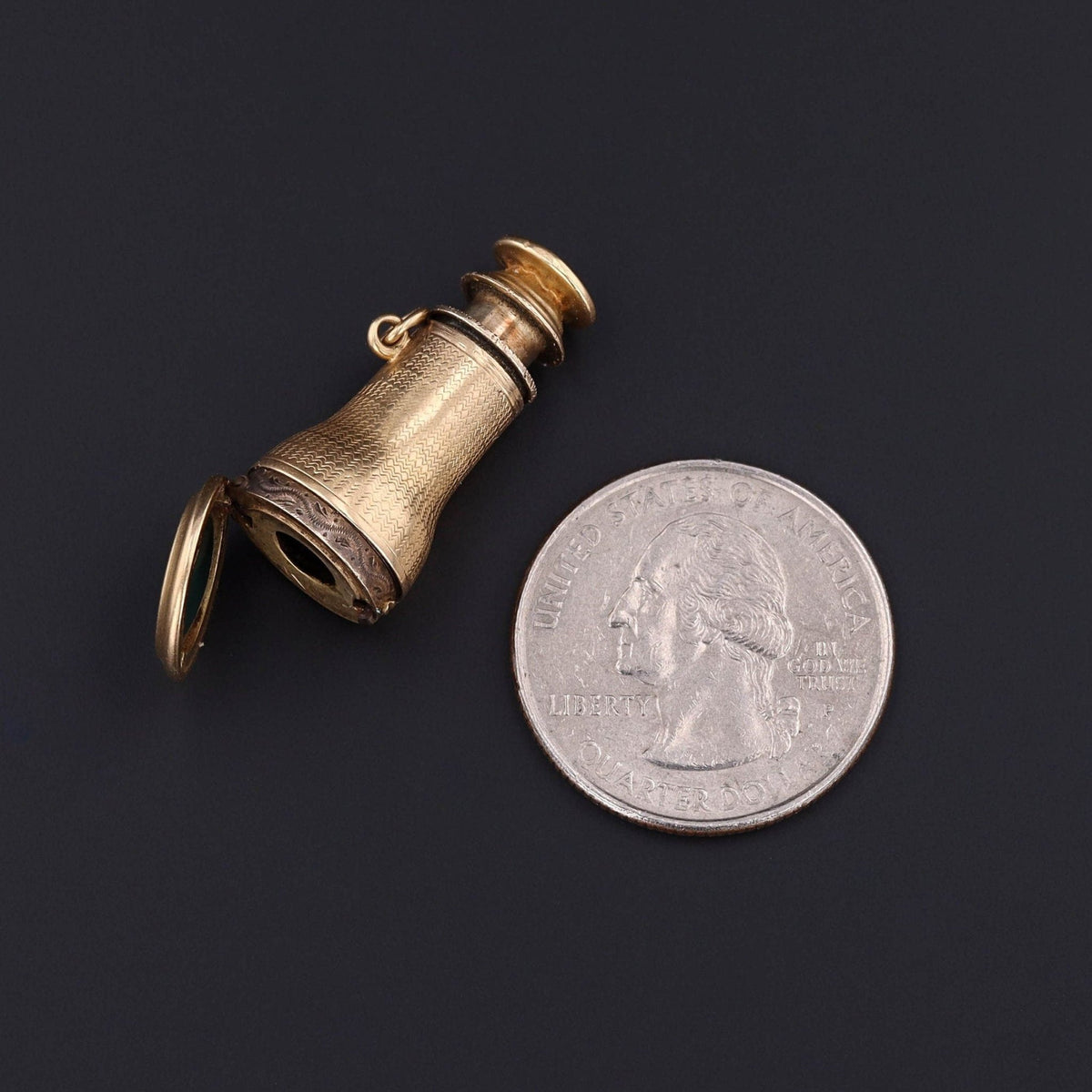 Stanhope Charm | Maritime Scope Pendant - Trademark Antiques