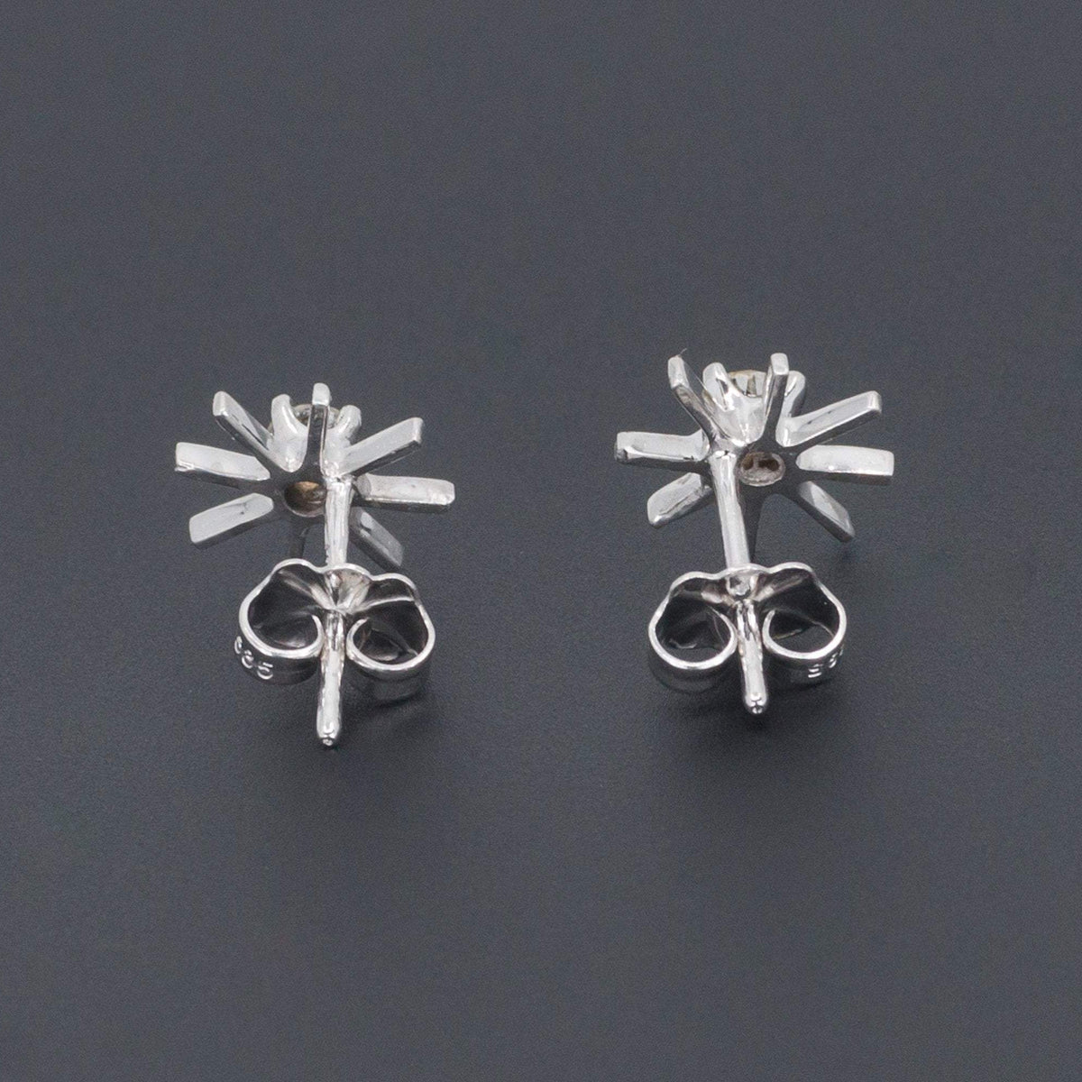 Star Earrings | Vintage Diamond Star Earrings - Trademark Antiques