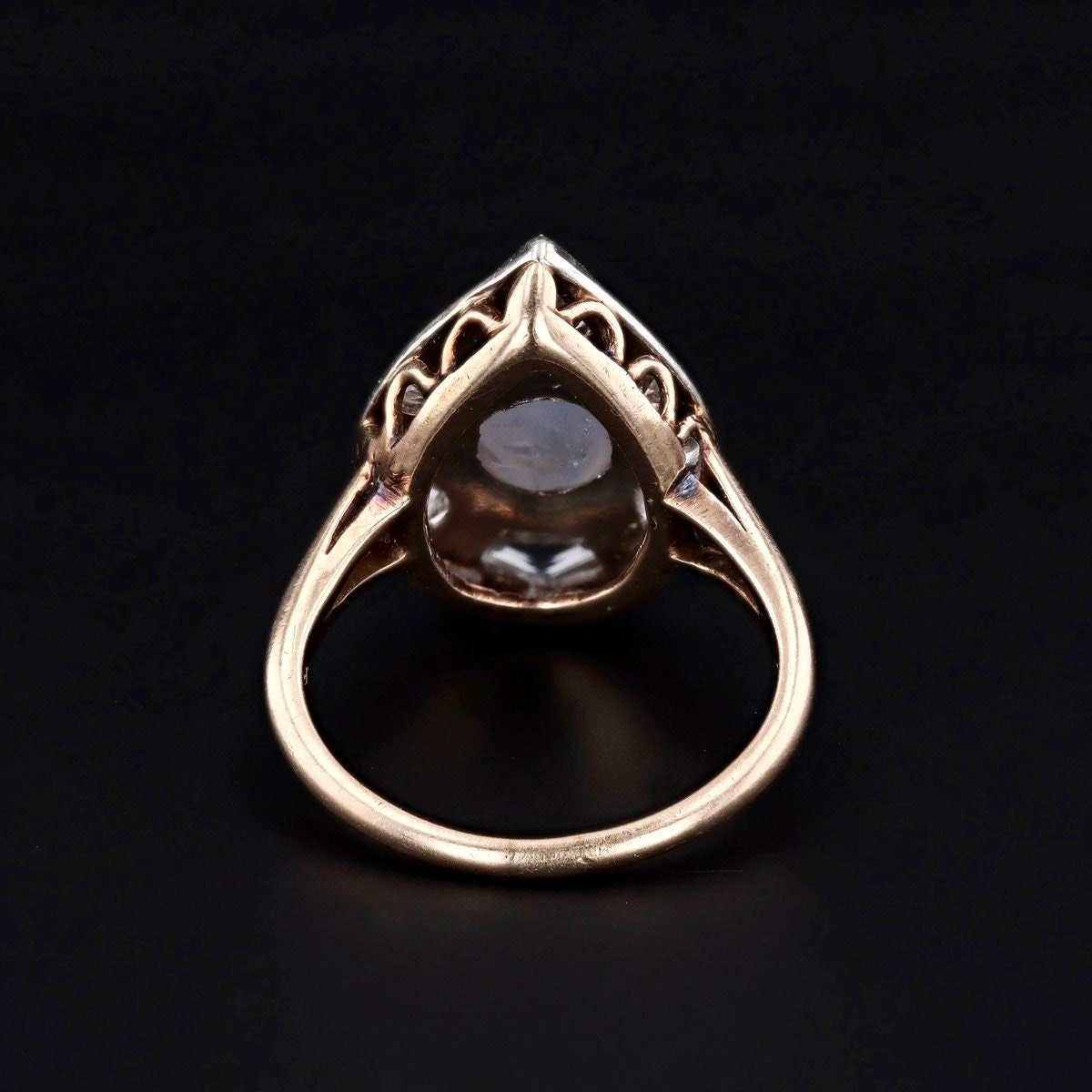 Star Sapphire and Diamond Ring | Vintage Ring - Trademark Antiques