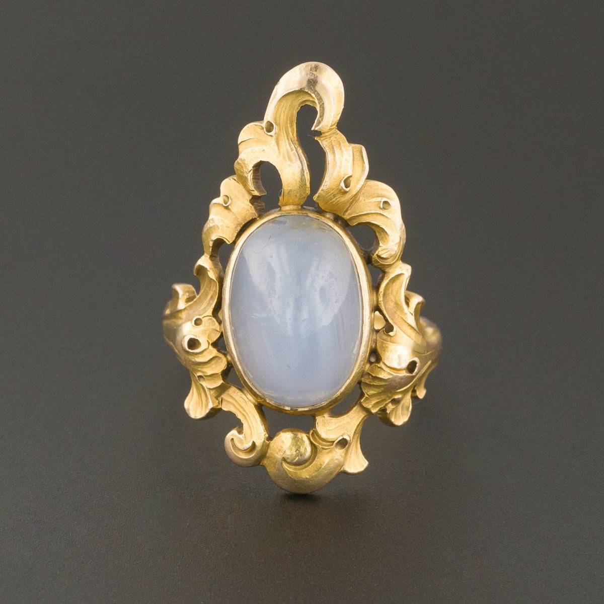 Star Sapphire Ring | Antique Ring - Trademark Antiques