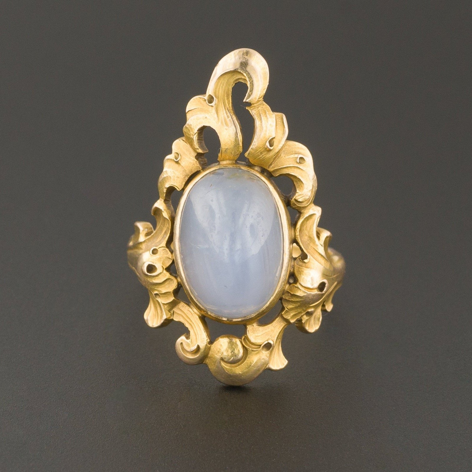 Star Sapphire Ring | Antique Ring - Trademark Antiques