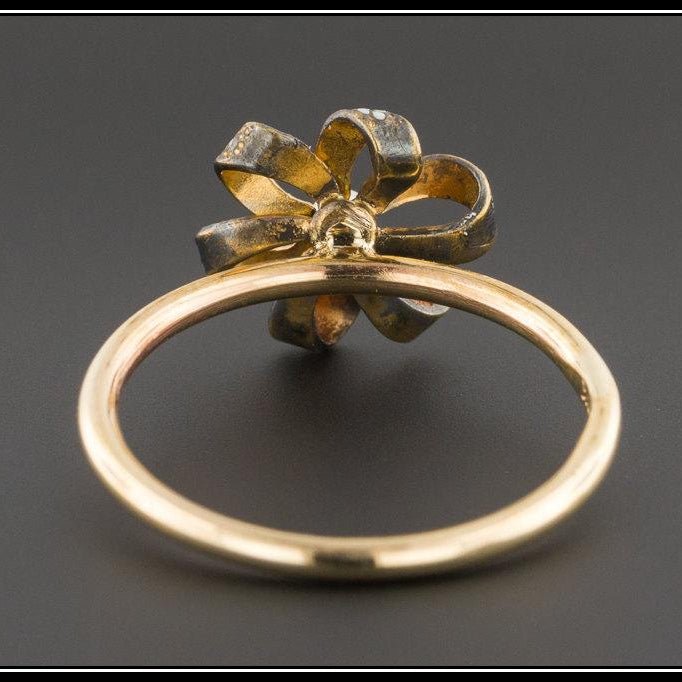 Stick Pin Conversion Ring | Antique Stick Pin Ring - Trademark Antiques