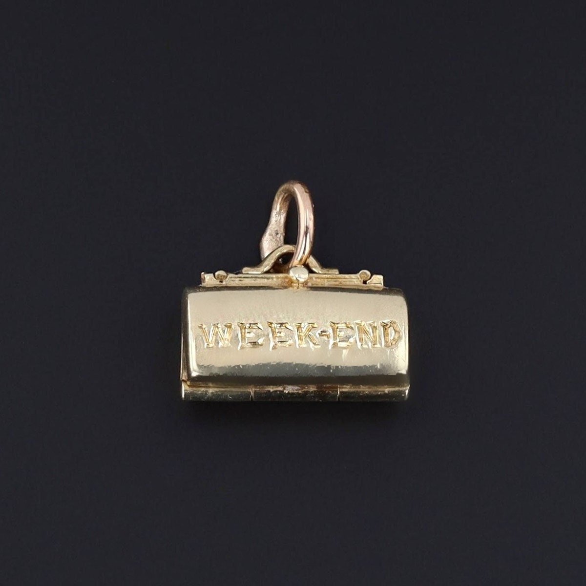 Suitcase Charm | Weekend Bag Charm - Trademark Antiques