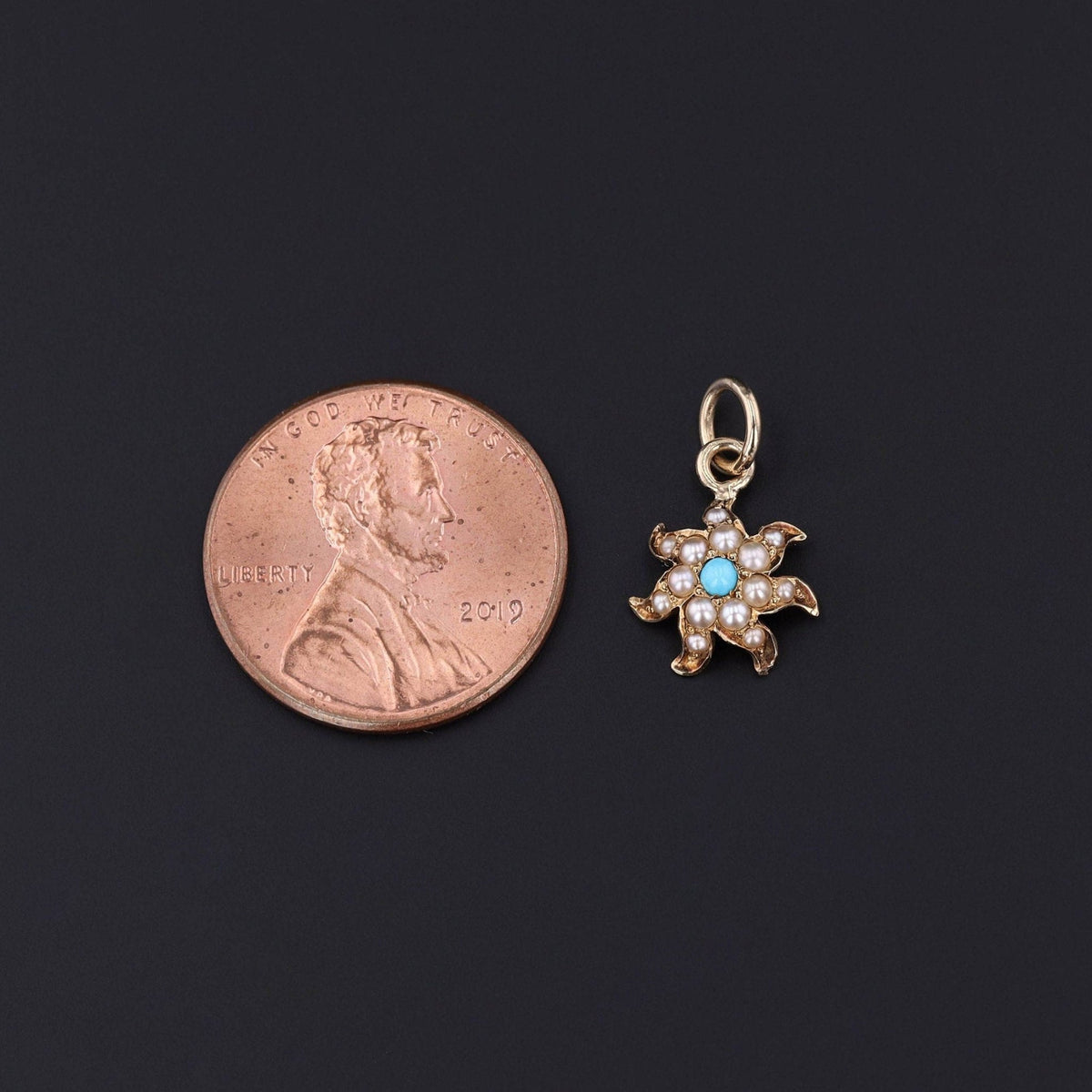 Sunburst Charm | Sun Charm - Trademark Antiques