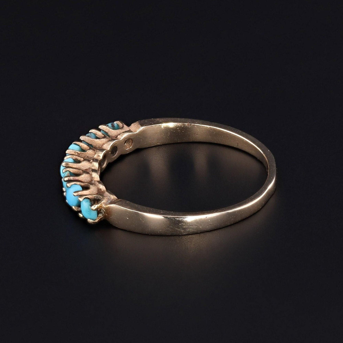 Turquoise Band | Turquoise Ring - Trademark Antiques
