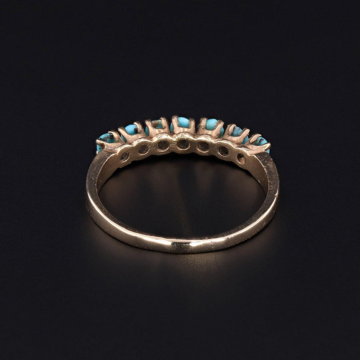 Turquoise Band | Turquoise Ring - Trademark Antiques