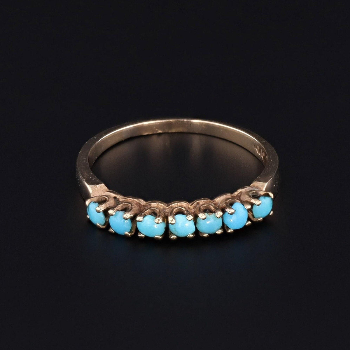 Turquoise Band | Turquoise Ring - Trademark Antiques