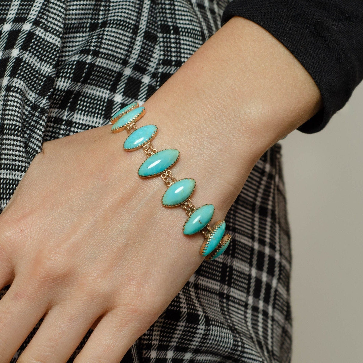Turquoise Bracelet | Antique Turquoise Bracelet - Trademark Antiques
