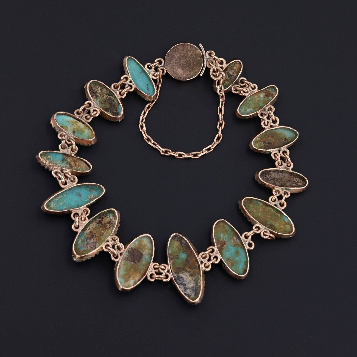Turquoise Bracelet | Antique Turquoise Bracelet - Trademark Antiques