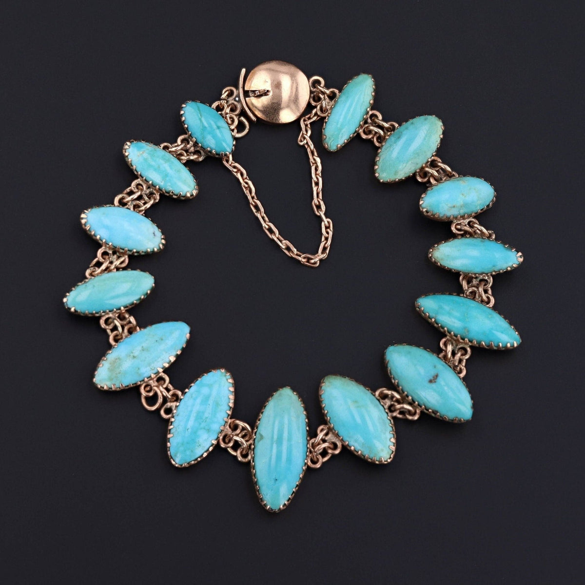 Turquoise Bracelet | Antique Turquoise Bracelet - Trademark Antiques