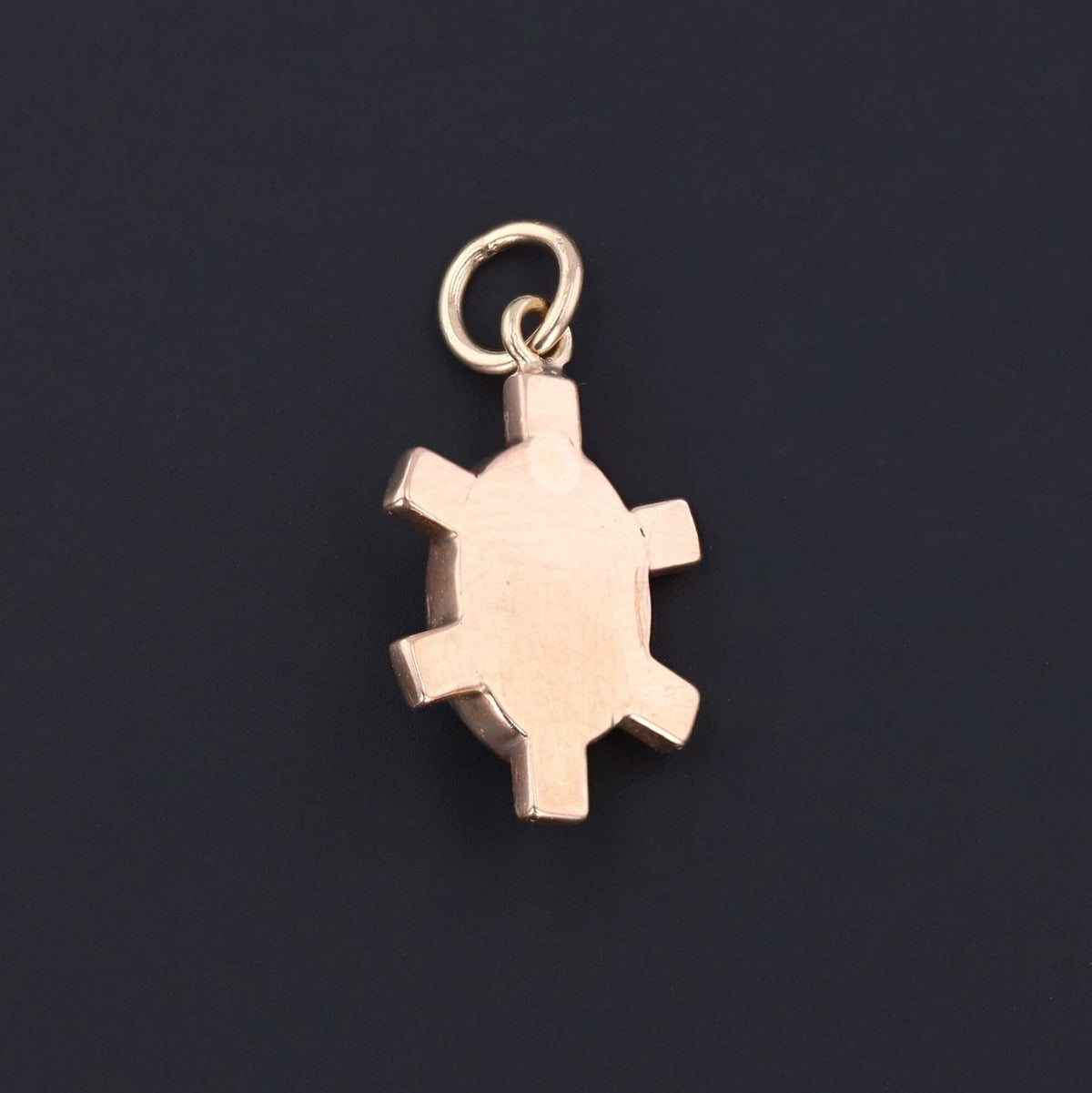 Turquoise &amp; Pearl Charm | 14K Gold Charm - Trademark Antiques