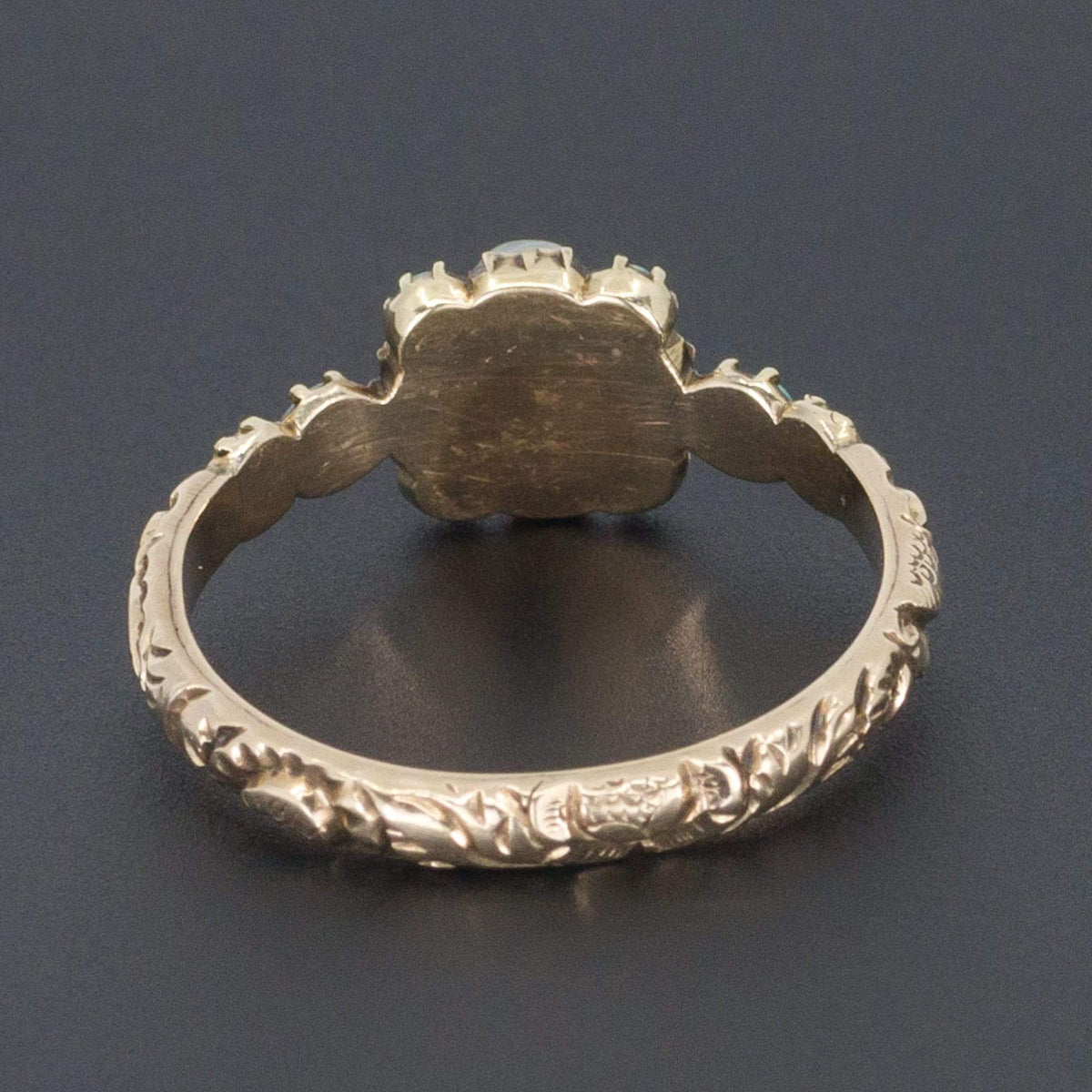 Turquoise &amp; Pearl Ring | Antique Ring - Trademark Antiques