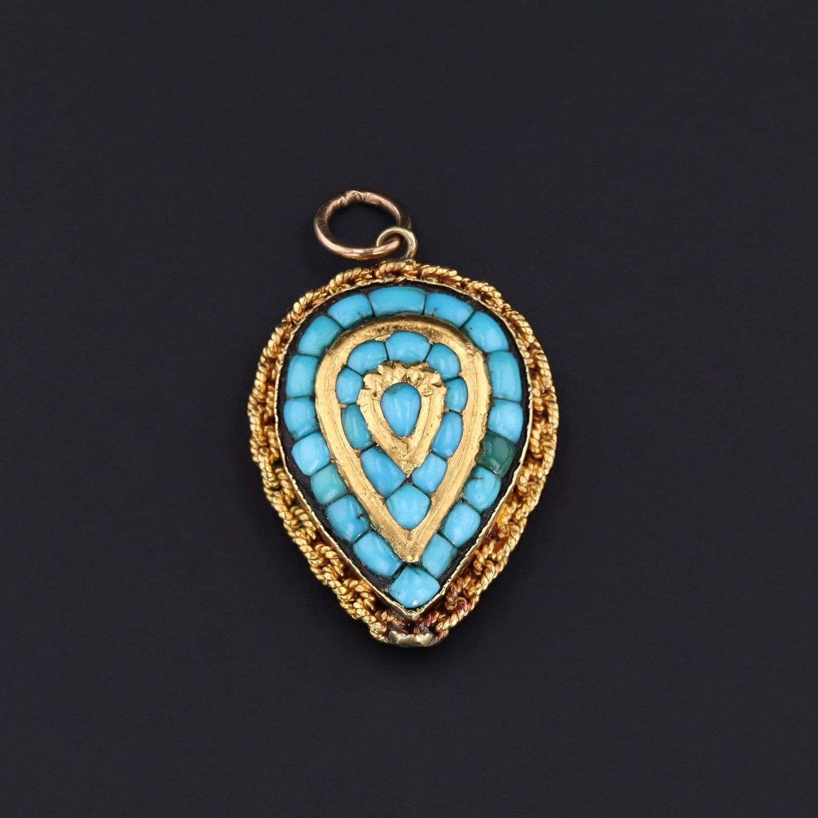 Turquoise Pendant | Antique Pendant - Trademark Antiques