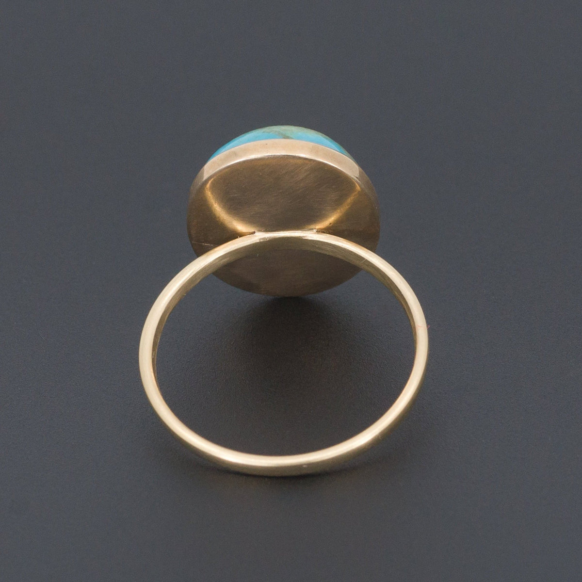Turquoise Ring | 14k Gold Ring - Trademark Antiques
