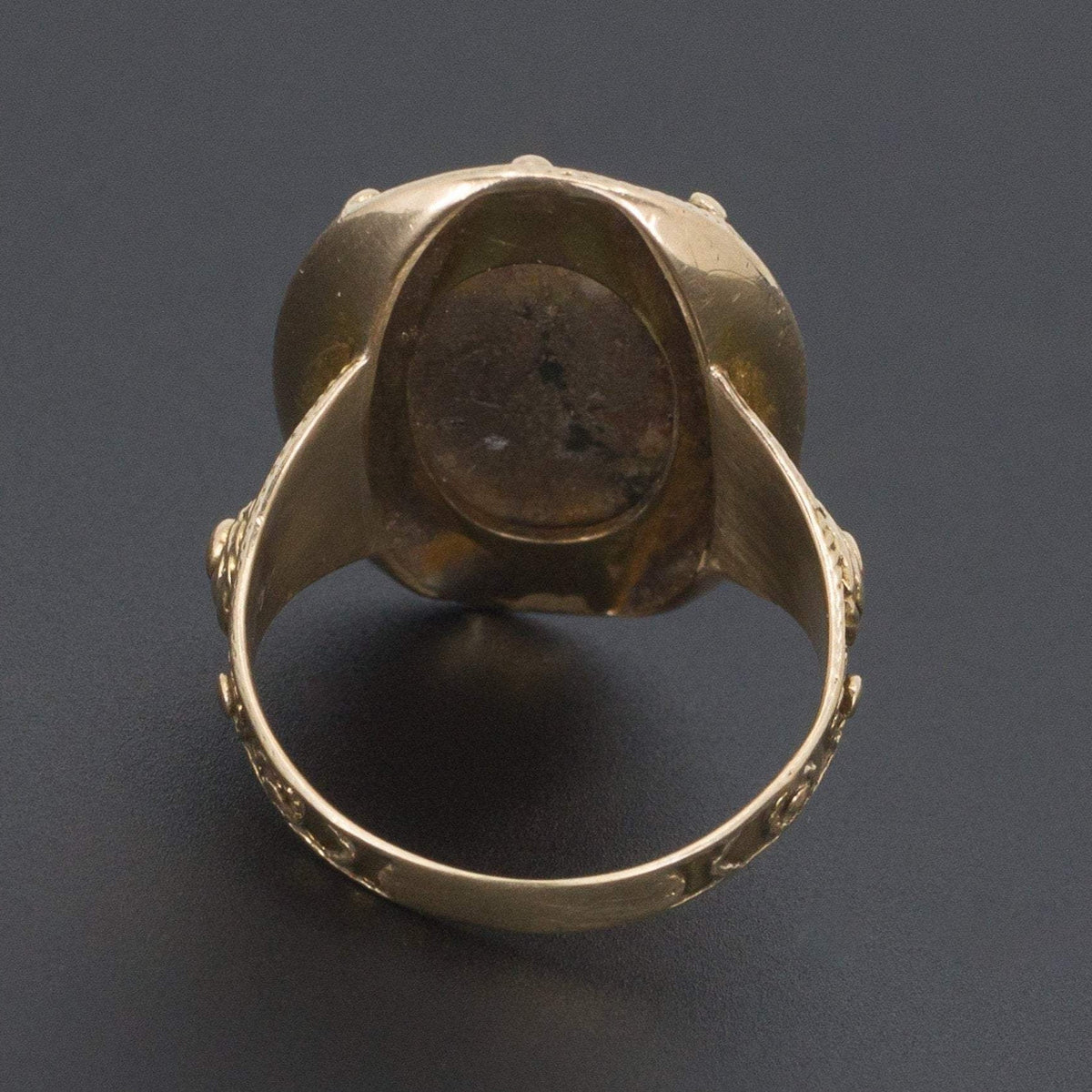 Turquoise Ring | 14k Gold Turquoise Ring - Trademark Antiques